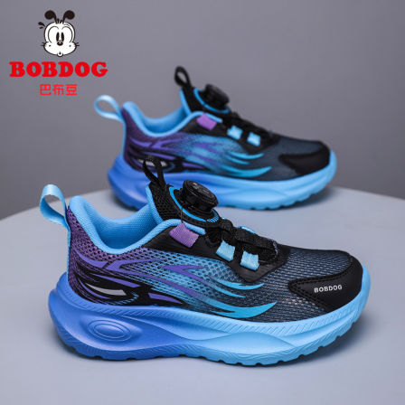 巴布豆童鞋男童运动鞋网面透气春夏季新款儿童鞋子男孩大童跑步鞋