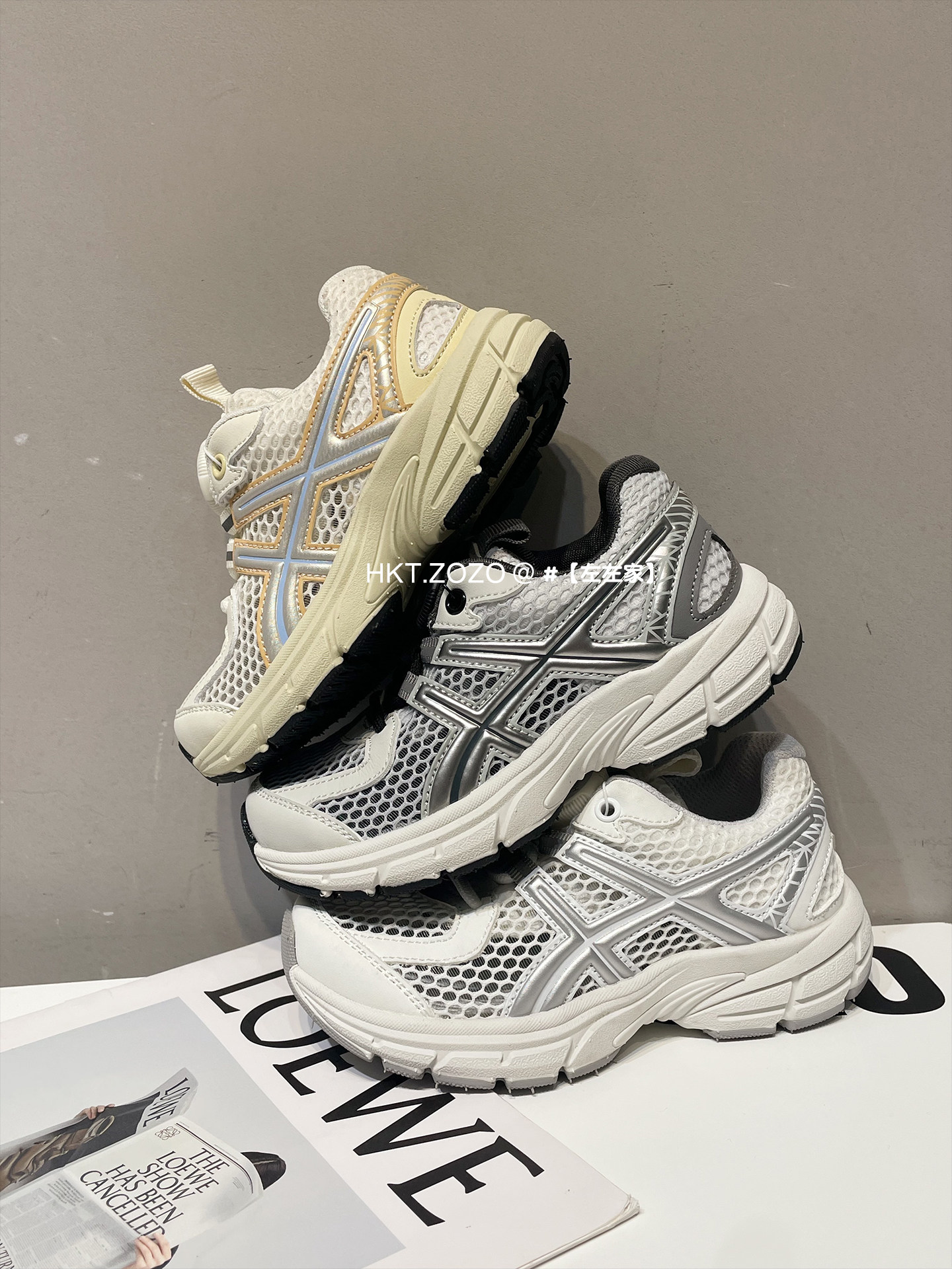 左左家HKTZOZO儿童轻便透气跑步鞋男女学生老爹鞋春夏新款运动鞋主图