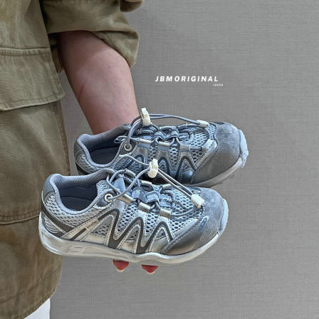 JBM潮鞋网面透气运动鞋男女童轻便防滑户外休闲鞋单网轻便跑步鞋