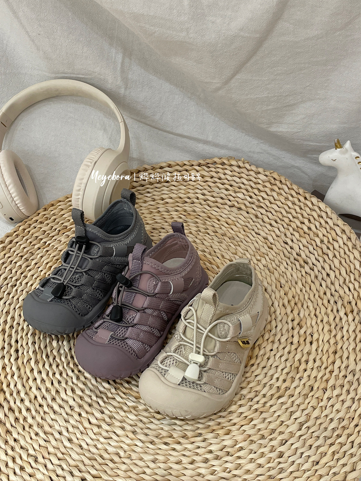 JBM童鞋男童溯溪软底休闲鞋2026春款运动鞋中大童户外登山鞋子主图