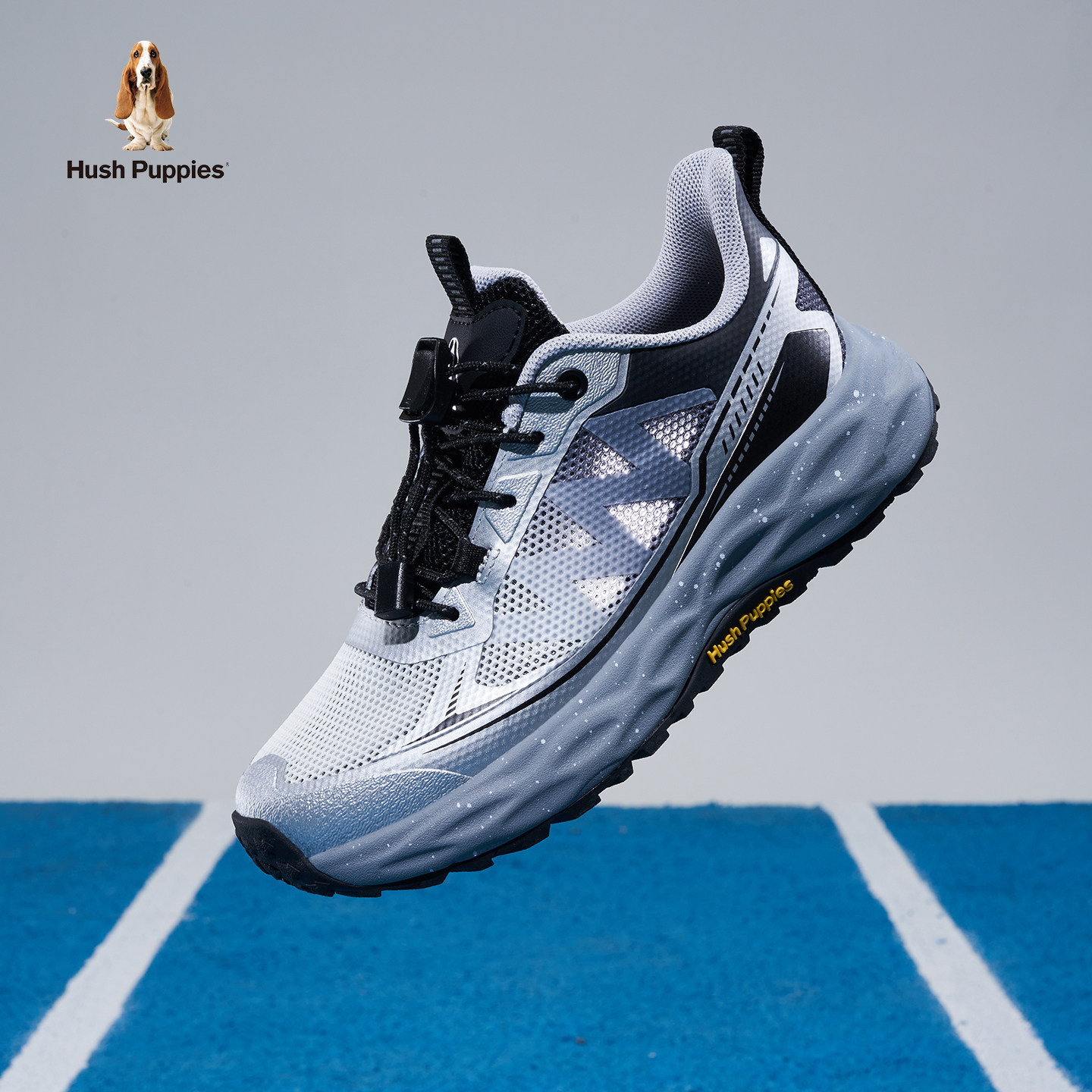 【跃核】暇步士童鞋男童鞋子网面透气黑色大童轻便软底跑步凉鞋子主图