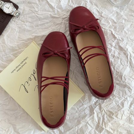 甜心蝴蝶结单鞋DM601X037