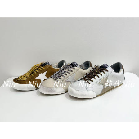 韩代妞26SS挖到宝了!拼色做旧工艺星星系带低帮百搭板鞋(无鞋盒)