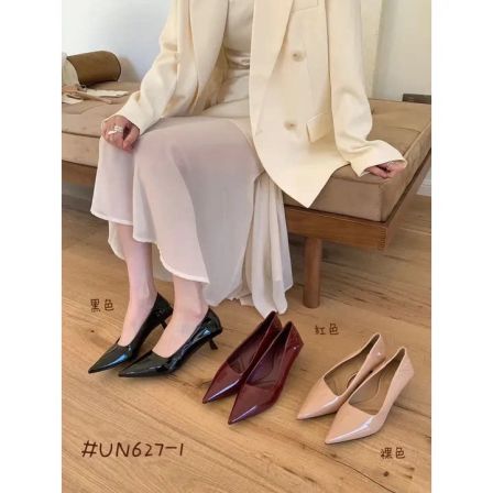 3.29小榴莲【跑单限购】时尚百搭尖头单鞋627-1 H809