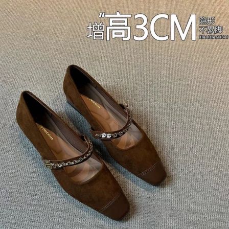 3.29小榴莲【跑单限购】复古时尚百搭单鞋H8563-3 H809