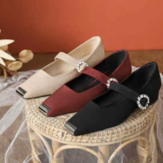 3.28小榴莲【跑单限购】跟2cm时尚方头复古单鞋H6388-5 H809主图