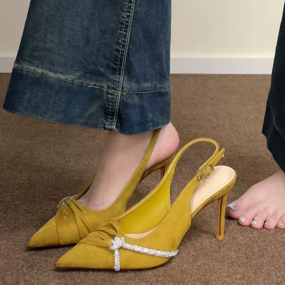 3.29小榴莲【跑单限购】跟8cm时尚洋气高跟鞋H8339-3 H809主图