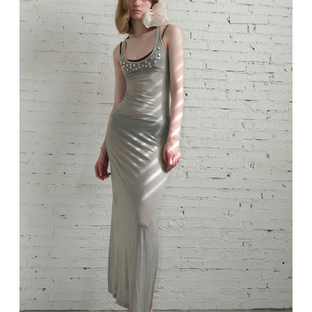 Maltelle原创设计师羊皮小众复古手工贝壳黑色方头爱心高跟凉鞋女