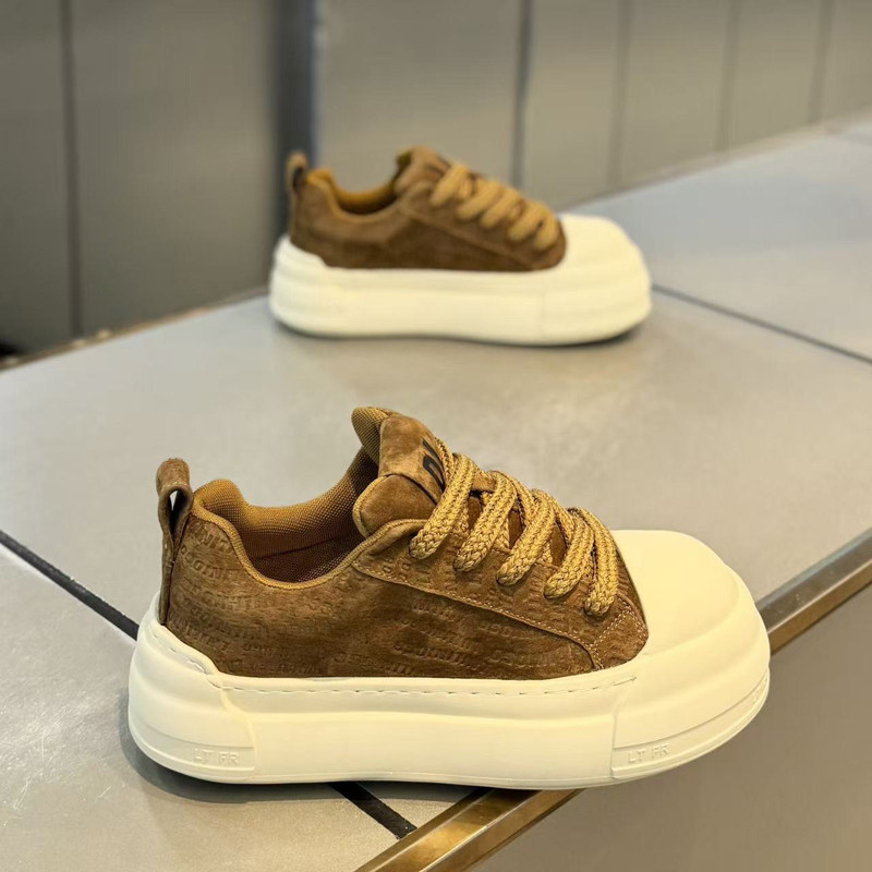 欧洲站男鞋2026夏季新款潮牌高级感运动休闲百搭板鞋厚底增高潮鞋主图