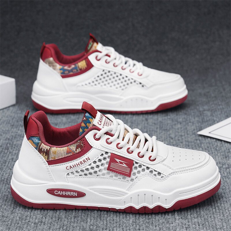 男鞋2026新款夏季透气薄款网面运动休闲小白板鞋夏天网鞋防臭潮鞋主图