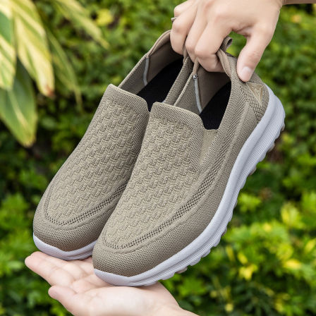 张凯丽老人鞋男款2026新款夏季透气爸爸鞋中老年舒适不累脚运动鞋