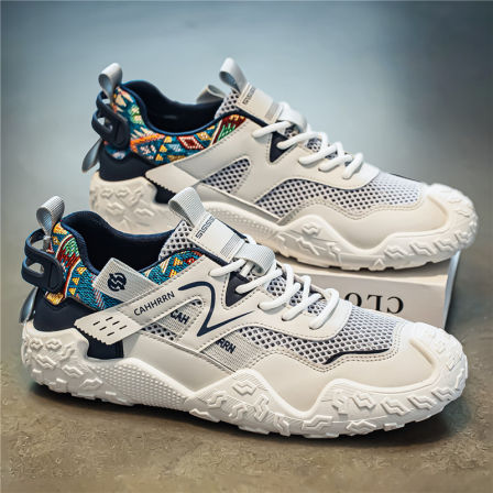 潮牌男鞋2026新款春季防滑软底休闲鞋青少年学生百搭运动阿甘潮鞋