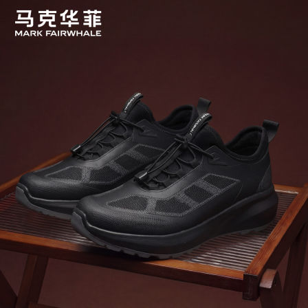 马克华菲男鞋2026新款夏季轻便软底男士休闲鞋免系带透气运动鞋男
