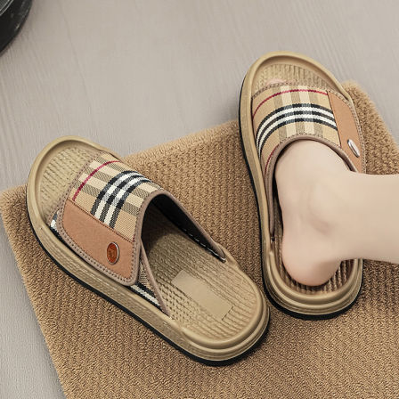 开车拖鞋男夏季外穿青少年厚底防滑运动凉鞋户外两用海边沙滩凉拖鞋