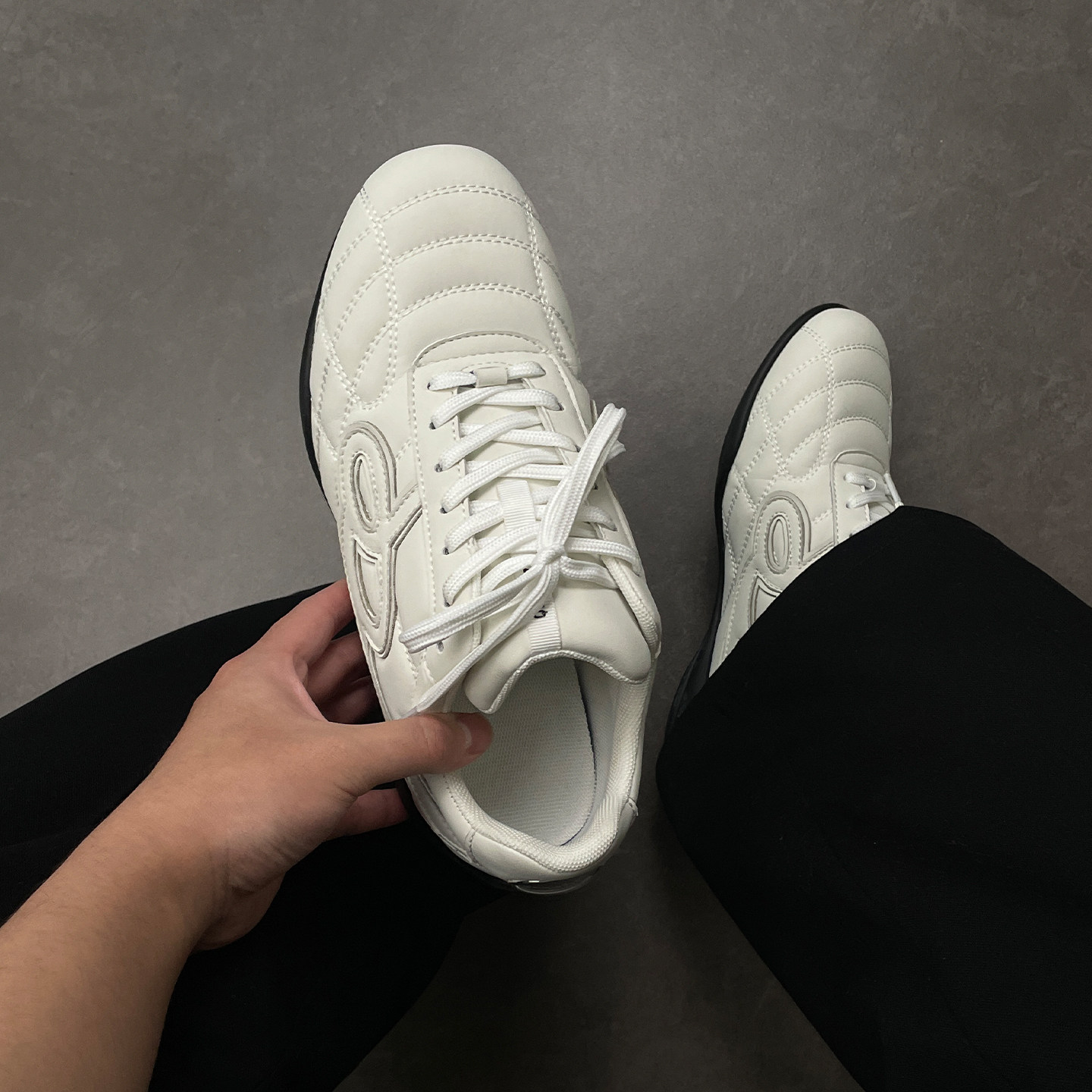 明星同款小白鞋德训鞋男鞋户外夏季软底休闲鞋女小众运动赛车鞋子主图