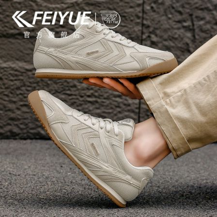 feiyue/飞跃德训鞋男2026年春夏新款网面透气软底轻便复古综训鞋