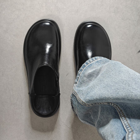TBOF【老钱风】水洗马皮穆勒勃肯鞋 舒适通勤一脚蹬乐福鞋 可踩跟