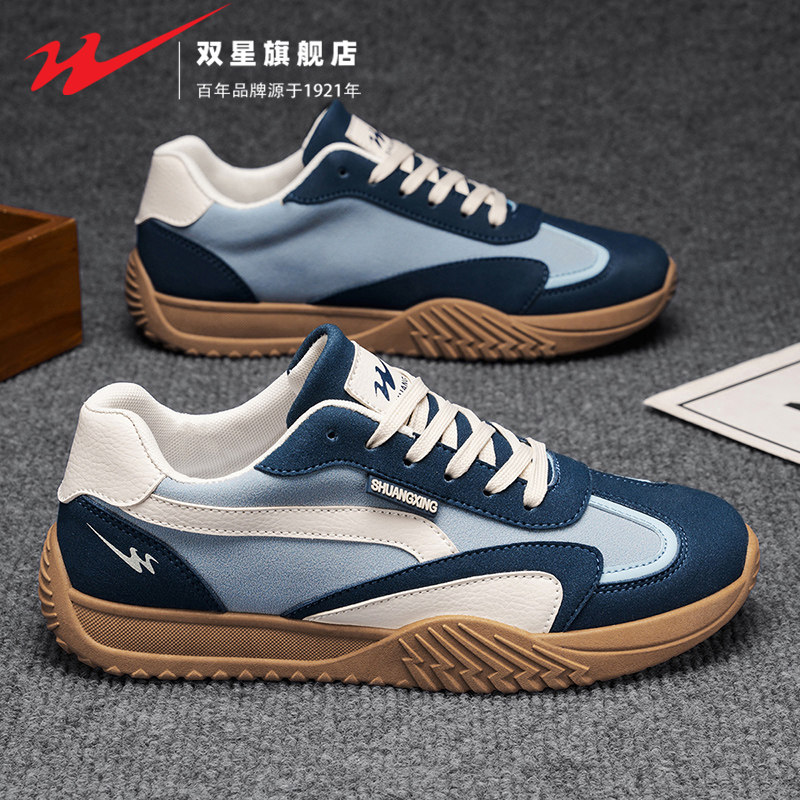 双星帆布男鞋春季2026新款男士布鞋运动百搭休闲板鞋开车工作潮鞋主图