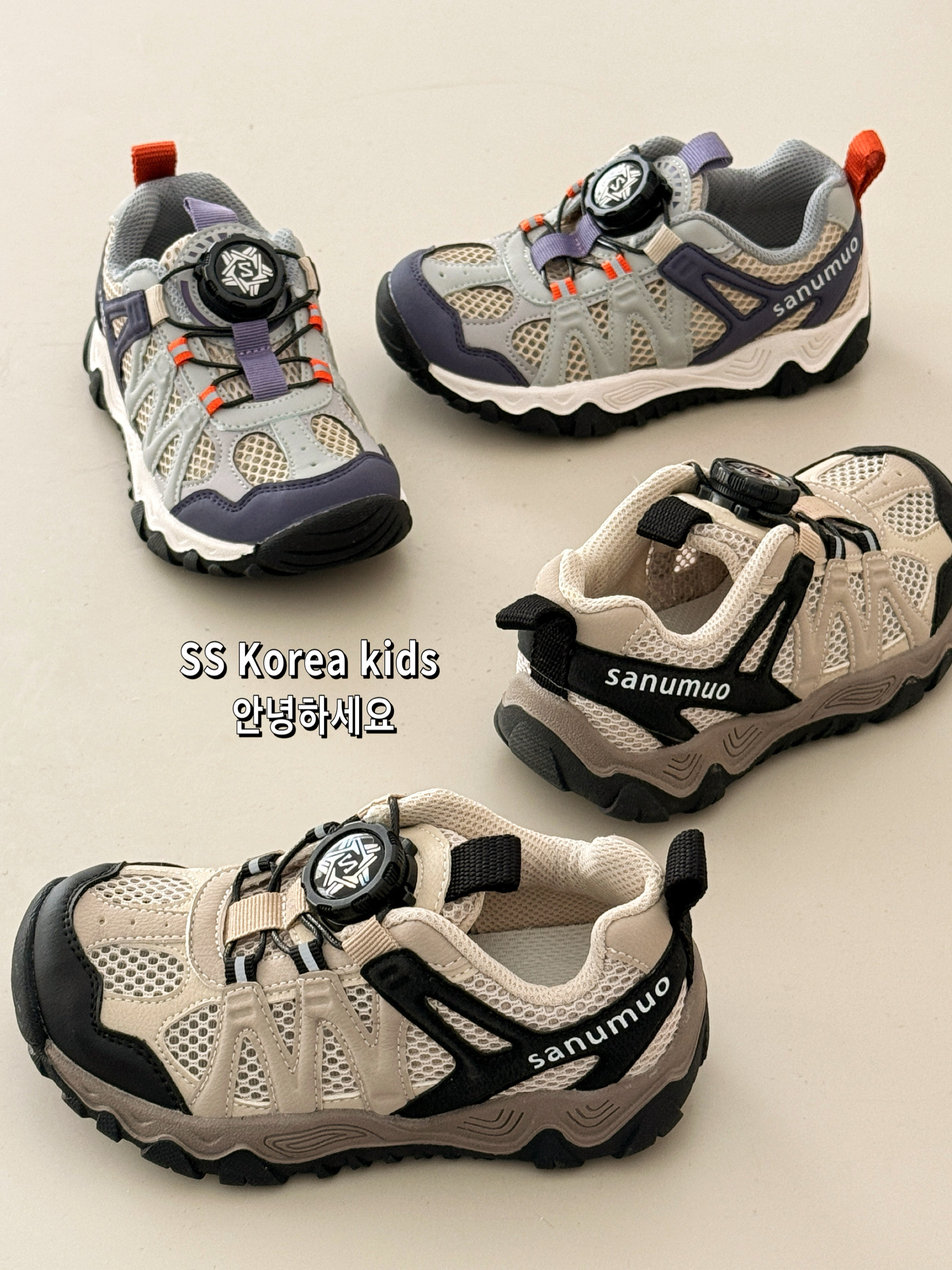 品牌实体韩货儿童户外鞋2026新款洋派男童春秋时尚运动鞋女童潮鞋主图