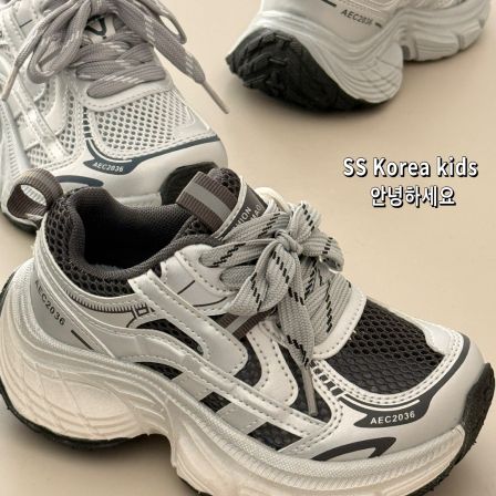 品牌实体韩货儿童运动鞋2026新款洋派男童春秋时尚老爹鞋女童潮鞋