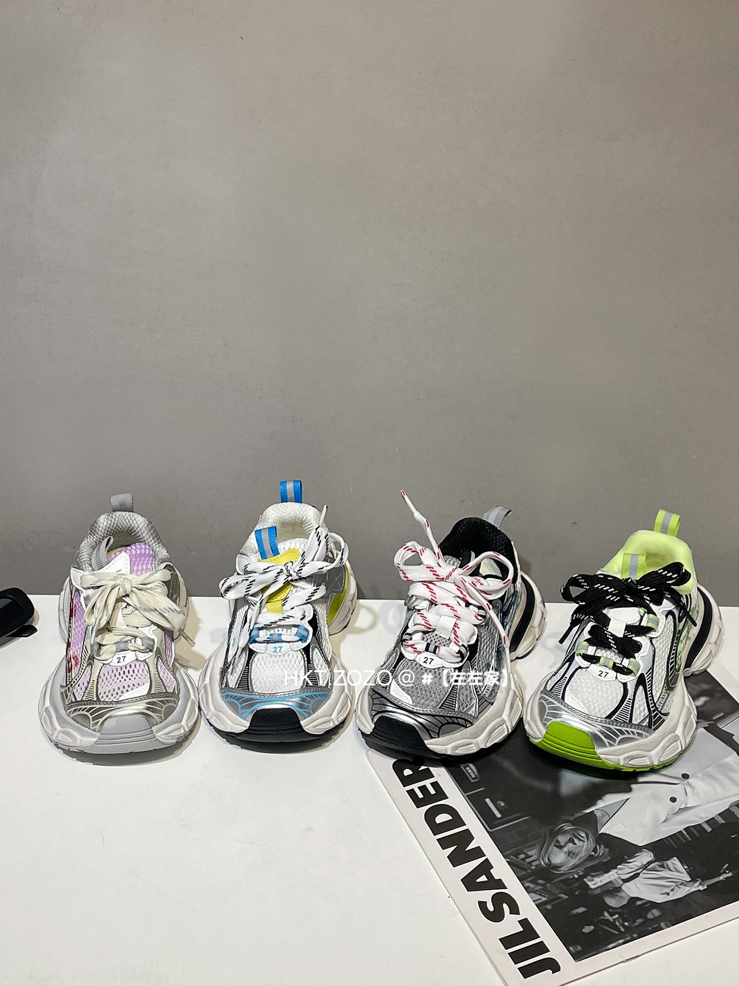 左左家儿童2026春夏新款休闲鞋韩版男女学生运动鞋炸街潮流老爹鞋主图