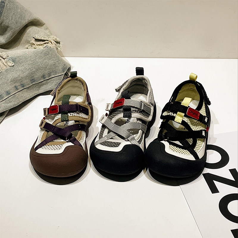 左左家儿童溯溪鞋男女学生包头凉鞋2026夏季新款防滑软底沙滩鞋主图