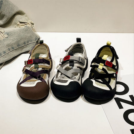 左左家儿童溯溪鞋男女学生包头凉鞋2026夏季新款防滑软底沙滩鞋