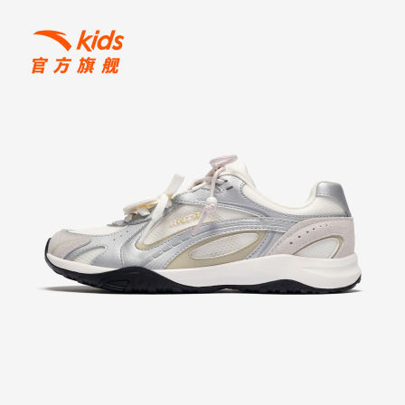 可丽丨安踏儿童运动鞋女童鞋26春夏复古薄底德训鞋低帮板鞋T头鞋