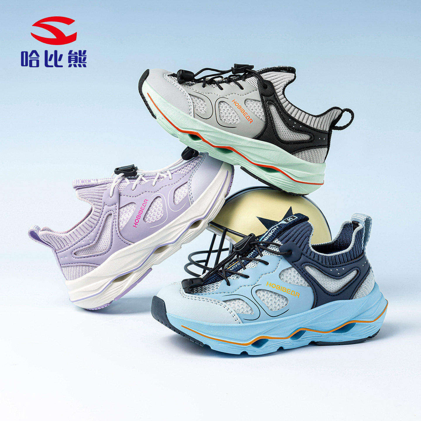 【大潘专享】哈比熊儿童运动鞋2026春夏百搭休闲跑步鞋EK61151136主图