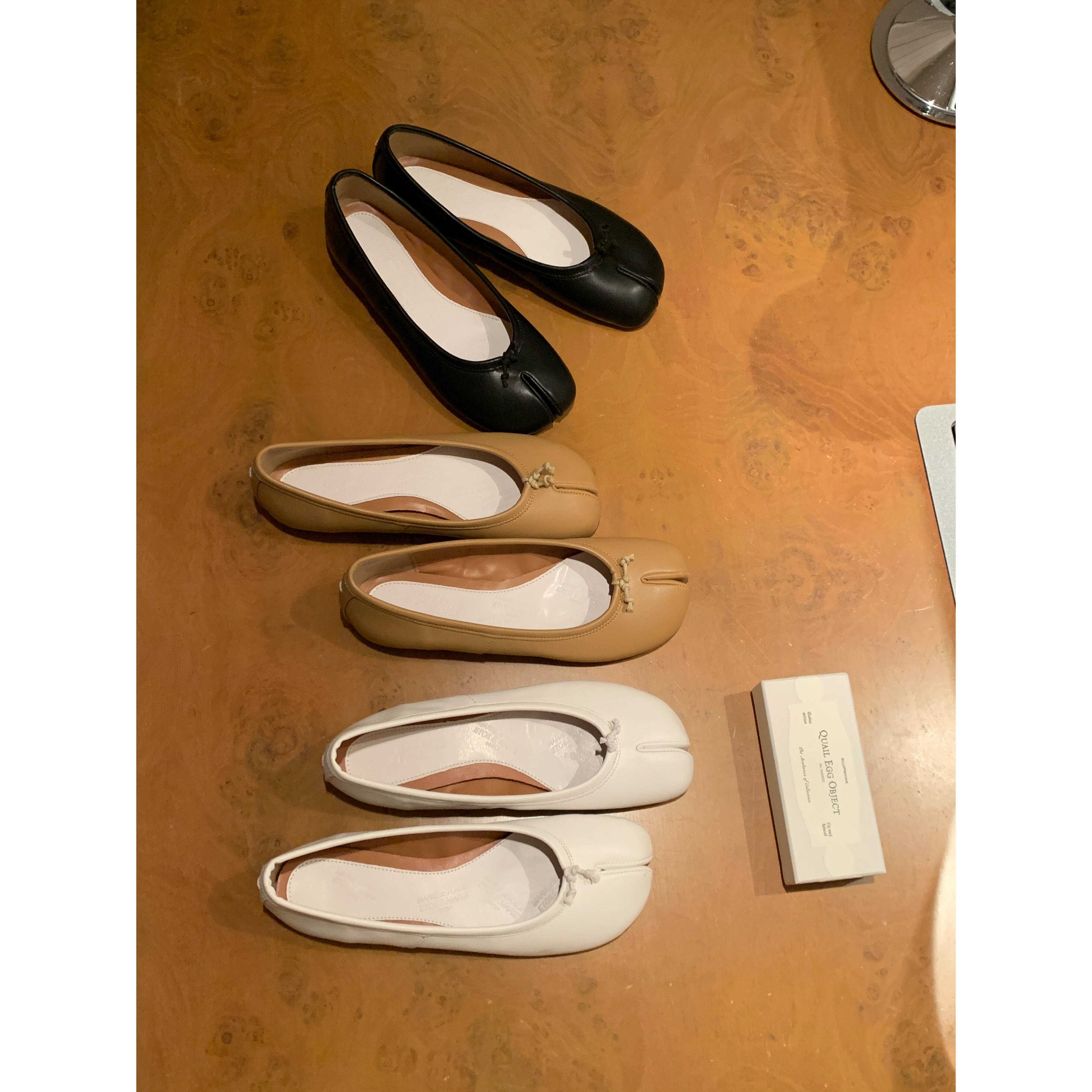 About nice韩国代购 羊选东大门马吉拉同款分指鞋/波点网纱分指鞋主图