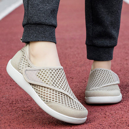 张凯丽老人鞋女2026新款夏季透气网面妈妈鞋中老年舒适健步运动鞋