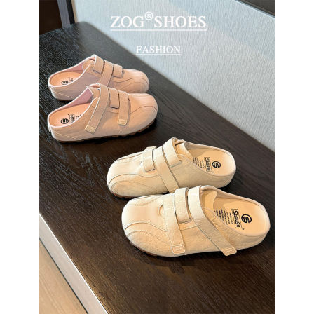 厚底勃肯包头半拖鞋女夏外穿2026新款百搭轻便舒适休闲运动板鞋子