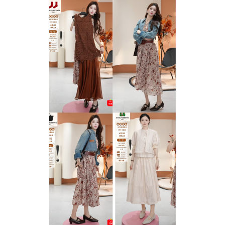 【七七酱直播间】千百度羊皮英伦风布洛克小皮鞋乐福鞋女2026春季