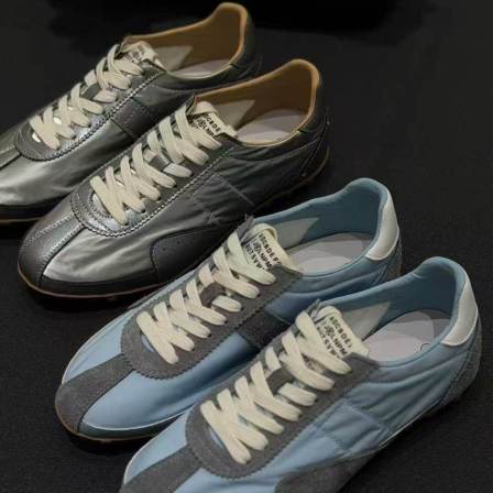 MFX 2026新款真皮复古拼色德训鞋平底休闲鞋阿甘鞋 816-8