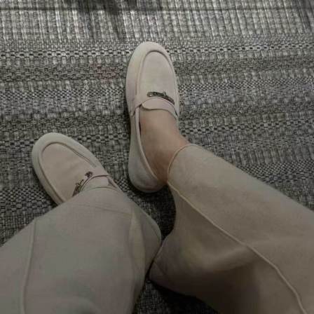 MFX 2026圆头休闲可踩跟一脚蹬复古老钱风内增高乐福鞋 816-9