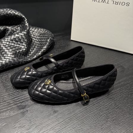 2026新款高品质羊皮里内增高玛丽珍鞋女单鞋一字扣带小皮鞋