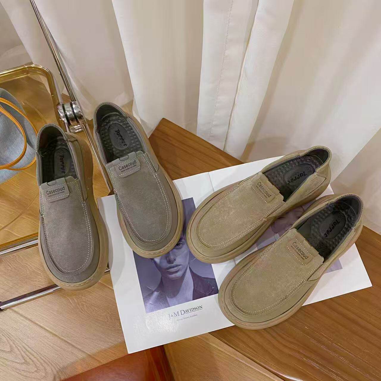 VK定制 韩版男款时尚休闲运动鞋26002主图