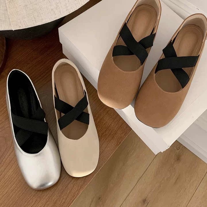 4.3小榴莲【跑单限购】超纤芭蕾单鞋S63-7 H809主图