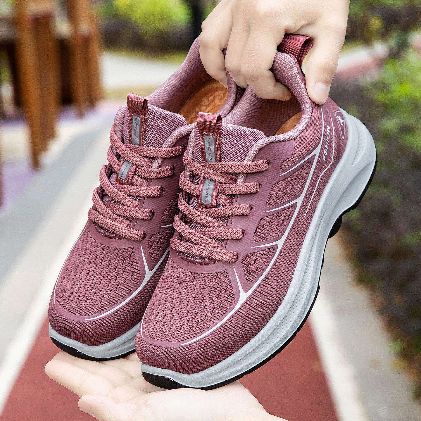 夏季老人鞋软底舒适妈妈鞋中老年不累脚防滑健步休闲鞋爸爸运动鞋主图