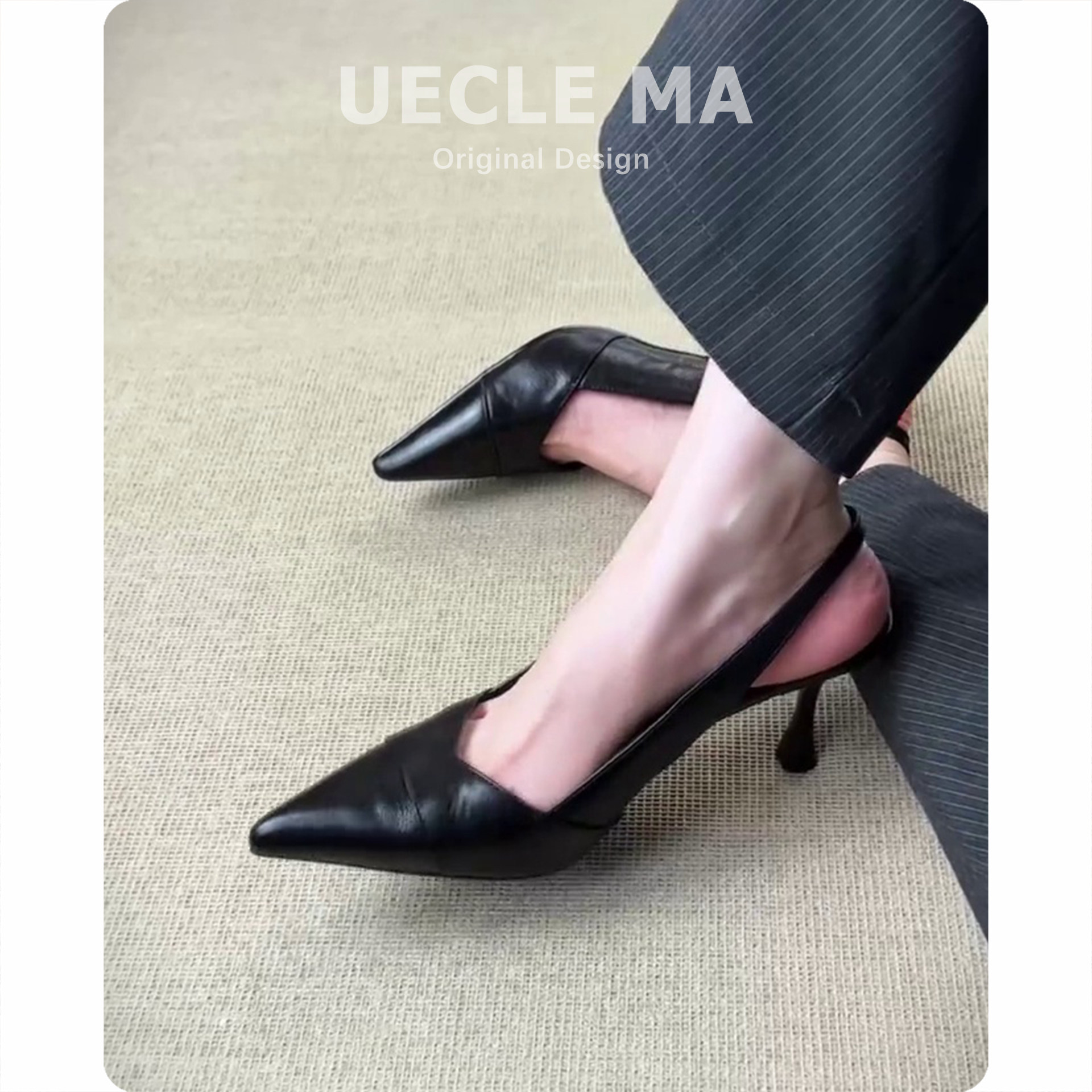 羊皮版~法式包头凉鞋女夏季外穿2026新款仙女风配裙子玛丽珍单鞋主图