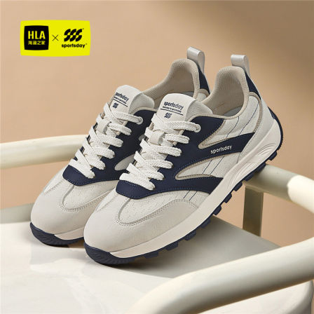 海澜之家男鞋2026夏季新款阿甘鞋男潮流拼接耐磨帆布鞋休闲运动鞋