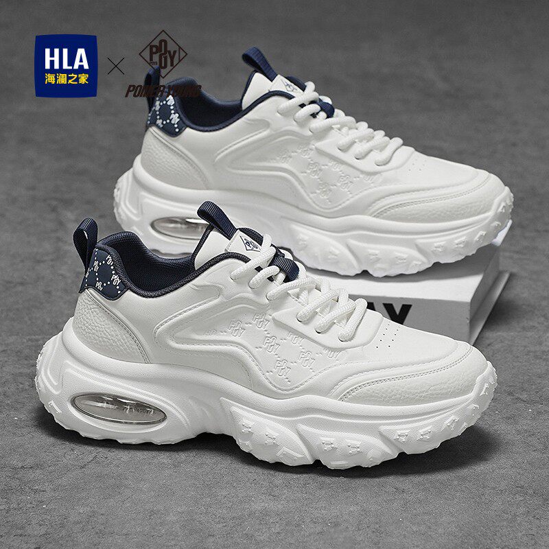 海澜之家男鞋夏季2026新款潮流休闲运动跑步气垫小白老爹潮鞋主图