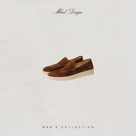 MBNL-F秦磊男装“马克”羊绒软糯亲肤乐福鞋LL-WXZ90023