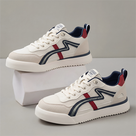 爆款男鞋2026新款夏季网面透气百搭男士轻便户外运动学生休闲板鞋