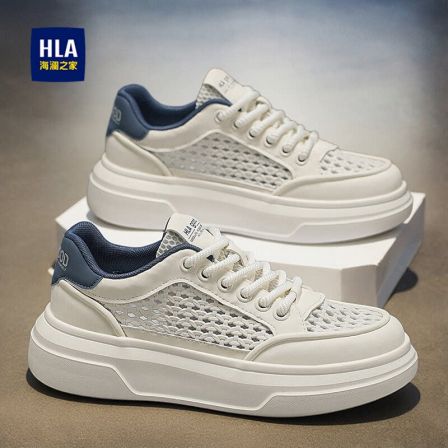 海澜之家鞋子男鞋透气百搭2026新款夏季厚底增高运动男士休闲板鞋