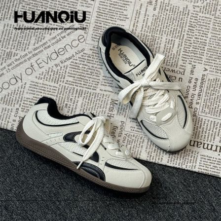 环球网面透气德训鞋男春夏季2026新款爆款赛车鞋复古百搭板鞋男鞋