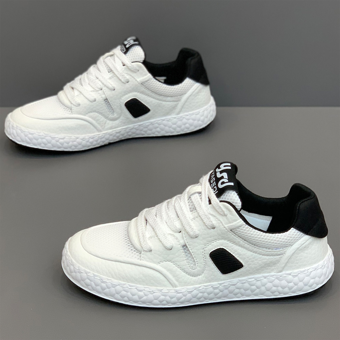 轻便夏季男鞋2026新款软底休闲鞋百搭小白鞋开车鞋男士透气网面鞋主图