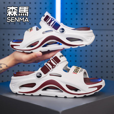 森马凉鞋男夏季外穿防滑厚底增高拖鞋青少年开车两用运动沙滩凉拖