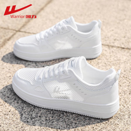 回力小白鞋男2026新款夏季透气网面薄款厚底增高休闲运动板鞋网鞋