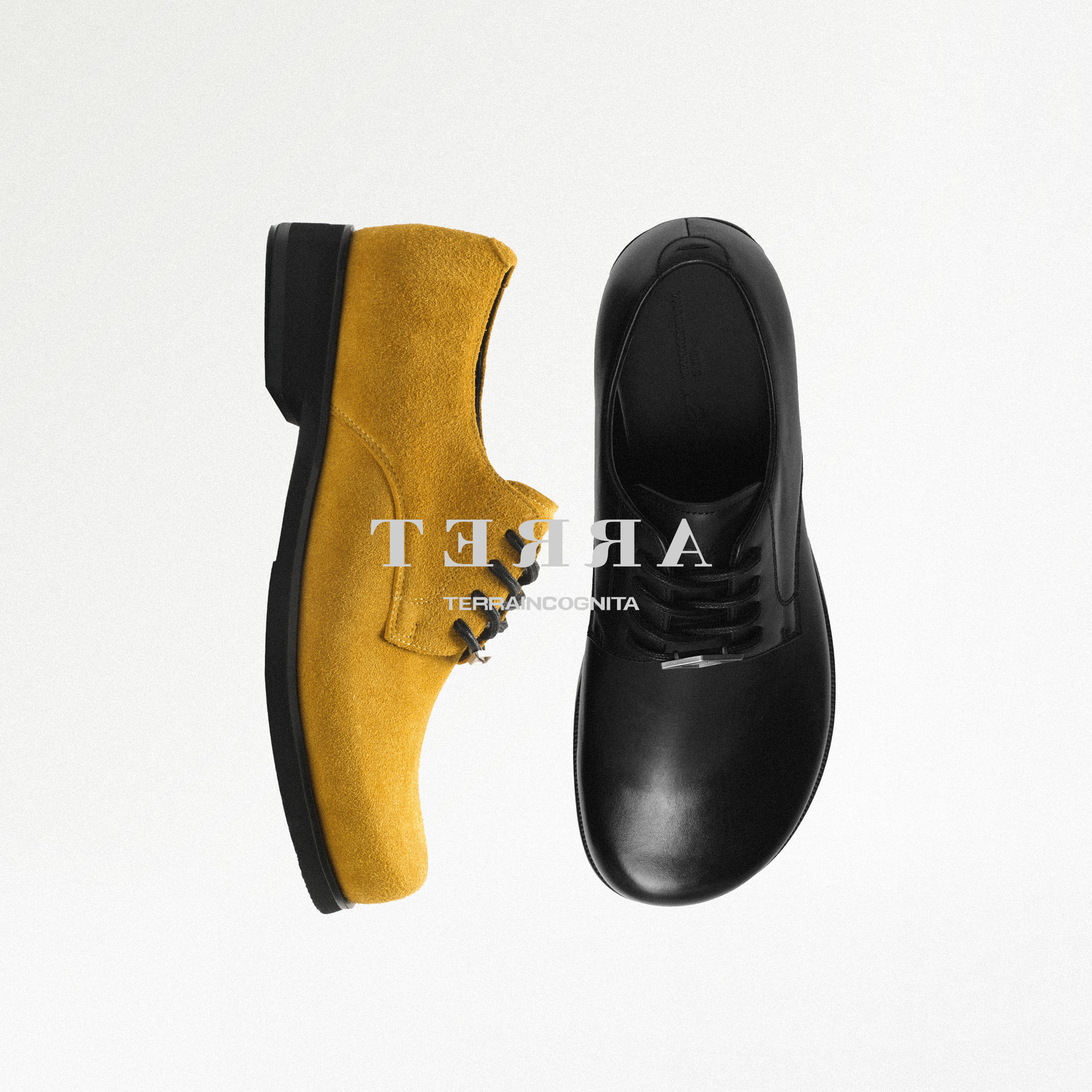 半圆头牛皮系带德比休闲增高真皮皮鞋通勤时尚百搭TERRAINCOGNITA主图